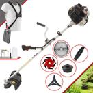 Roçadeira Aparador de Grama À Gasolina Kawashima KW52LE 52cc 2,5HP 10.000rpm Completa Com 5 Opções de Cortes Com Carretel de Nylon + Lâmina Facão + Lâmina 3 Pontas + Lâmina 6 Pontas + Lâmina 40 Dentes