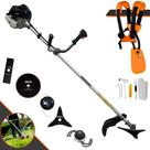Roçadeira Aparador de Grama Anmax CG430B À Gasolina 2 Tempos 43cc 1,7HP de Potência 12.000rpm Completa Para Todos os Tipos de Trabalho Com Lâmina Facão + Lâmina 3 Pontas + Lâmina 80 Dentes + Trimmer Roçadeira Aparador de Grama Anmax CG430B À Gasolina 2 Tempos 43cc 1,7HP de Potência 12.000rpm Completa Para Todos os Tipos de Trabalho Com Lâmina Facão + Lâmina 3 Pontas + Lâmina 80 Dentes + Trimmer