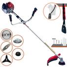Roçadeira Aparador de Grama Kawashima BCJ431L À Gasolina 43cc 1,7HP 10.000rpm Profissional Multifunções Com Carretel + Lâmina Facão + Lâmina 3 Pontas + Lâmina 40 Dentes Vídea + Escova de Aço 38 Cerdas Roçadeira Aparador de Grama Kawashima BCJ431L À Gasolina 43cc 1,7HP 10.000rpm Profissional Multifunções Com Carretel + Lâmina Facão + Lâmina 3 Pontas + Lâmina 40 Dentes Vídea + Escova de Aço 38 Cerdas