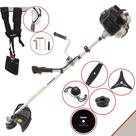 Roçadeira Aparador de Grama Kawashima KW43LE À Gasolina 2T 43cc 1,7HP de Potência 10.000rpm Completa Para Todos os Tipos de Trabalho Com Lâmina Facão + Lâmina 3 Pontas + Lâmina 80 Dentes + Trimmer Roçadeira Aparador de Grama Kawashima KW43LE À Gasolina 2T 43cc 1,7HP de Potência 10.000rpm Completa Para Todos os Tipos de Trabalho Com Lâmina Facão + Lâmina 3 Pontas + Lâmina 80 Dentes + Trimmer