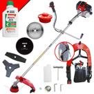 Roçadeira Aparador de Grama Lateral Toyama RT43-L À Gasolina 43cc 1,7HP Robusta Com Carretel de Nylon + Kit 4 Lâminas de Corte + ÓLEO STIHL 8017 2T Roçadeira Aparador de Grama Lateral Toyama RT43-L À Gasolina 43cc 1,7HP Robusta Com Carretel de Nylon + Kit 4 Lâminas de Corte + ÓLEO STIHL 8017 2T