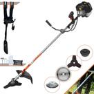 Roçadeira Aparador de Grama Terra GRH430 À Gasolina 2T 43cc 1,7HP 6.500rpm Profissional Completa Com 4 Opções de Corte Lâmina 3 Pontas, Lâmina 40 Dentes, Carretel de Nylon e Escova de Aço Giratória Roçadeira Aparador de Grama Terra GRH430 À Gasolina 2T 43cc 1,7HP 6.500rpm Profissional Completa Com 4 Opções de Corte Lâmina 3 Pontas, Lâmina 40 Dentes, Carretel de Nylon e Escova de Aço Giratória