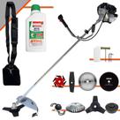 Roçadeira Com Sistema Anti-Vibração À Gasolina Toyama TBC43H 43cc 1,7HP Alta Performance Com Carretel de Nylon + Kit 7 Opções de Corte + ÓLEO STIHL 2T Roçadeira Com Sistema Anti-Vibração À Gasolina Toyama TBC43H 43cc 1,7HP Alta Performance Com Carretel de Nylon + Kit 7 Opções de Corte + ÓLEO STIHL 2T