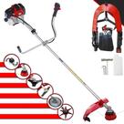 Roçadeira Com Sistema Anti-Vibração Toyama RT43-L À Gasolina 2T 43cc 1,7HP Alta Rotação Ideal Para Todos os Tipos de Trabalhos Com 6 Opções de Cortes