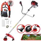 Roçadeira Com Sistema Anti-Vibração Toyama RT43L À Gasolina 2T 1,7HP de Potência 43cc 10.000rpm Com Carretel de Nylon + Faca 3 Pontas + Faca 80 Dentes