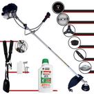 Roçadeira Com Sistema Antivibração À Gasolina Toyama RT43LB25A 43cc 1,7HP 10.000rpm 6 Em 1 Com Carretel de Nylon + Kit 4 Facas + Escova + ÓLEO STIHL