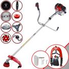 Roçadeira Com Sistema Antivibração Toyama RT43L 43cc 1,7HP Alta Rotação Para Todos os Tipos de Trabalho Com Carretel Nylon + Kit de 7 Opções de Cortes