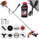 Roçadeira Completa À Gasolina Tekna RL520ACNTK Motor 2 Tempos 52cc 2HP Alta Performance Com Carretel Nylon + Kit 7 Opções de Corte + ÓLEO TOYAMA 2T Roçadeira Completa À Gasolina Tekna RL520ACNTK Motor 2 Tempos 52cc 2HP Alta Performance Com Carretel Nylon + Kit 7 Opções de Corte + ÓLEO TOYAMA 2T