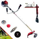 Roçadeira Completa Kawashima BCJ620L À Gasolina 62cc 2T 3HP de Potência 10.000rpm Cortador de Grama Robusto Com Carretel Nylon + Lâmina 2 Pontas + Lâmina 80 Dentes + Escova Circular De Aço 24 Cerdas Roçadeira Completa Kawashima BCJ620L À Gasolina 62cc 2T 3HP de Potência 10.000rpm Cortador de Grama Robusto Com Carretel Nylon + Lâmina 2 Pontas + Lâmina 80 Dentes + Escova Circular De Aço 24 Cerdas