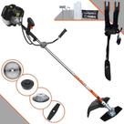 Roçadeira Completa Terra GRH-520 À Gasolina 2T 52cc 2,5HP 6.500rpm Alta Performance Com Carretel de Nylon e Faca 2 Pontas + EXTRA Faca 40 Dentes Vídea e Escova de Aço Para Pavers, Concreto e Calçadas Roçadeira Completa Terra GRH-520 À Gasolina 2T 52cc 2,5HP 6.500rpm Alta Performance Com Carretel de Nylon e Faca 2 Pontas + EXTRA Faca 40 Dentes Vídea e Escova de Aço Para Pavers, Concreto e Calçadas