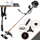 Roçadeira Completa Terra GRH-520 À Gasolina 2T 52cc 2,5HP de Alta Rotação e Performance Com 5 Opções de Cortes Carretel de Nylon + Lâmina Facão + Lâmina 3 Pontas + Lâmina 80 Dentes + Escova de Aço Roçadeira Completa Terra GRH-520 À Gasolina 2T 52cc 2,5HP de Alta Rotação e Performance Com 5 Opções de Cortes Carretel de Nylon + Lâmina Facão + Lâmina 3 Pontas + Lâmina 80 Dentes + Escova de Aço