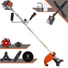 Roçadeira Completa Vulcan VR330-P À Gasolina 33cc 1,2HP de Alta Rotação e Performance Com 5 Opções de Cortes Carretel de Nylon + Lâmina Facão + Lâmina 3 Pontas + Lâmina 6 Pontas + Lâmina 80 Dentes