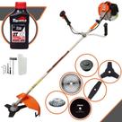 Roçadeira Completa Vulcan VR620H À Gasolina 62cc 12.500rpm 3HP Robusta e de Alta Performance Com Carretel de Nylon + Lâminas 2 Pontas, 3 Pontas, 40 Dentes, 80 Dentes + Escova de Aço + ÓLEO TOYAMA 2T Roçadeira Completa Vulcan VR620H À Gasolina 62cc 12.500rpm 3HP Robusta e de Alta Performance Com Carretel de Nylon + Lâminas 2 Pontas, 3 Pontas, 40 Dentes, 80 Dentes + Escova de Aço + ÓLEO TOYAMA 2T
