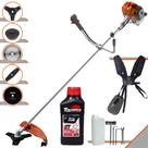 Roçadeira Cortador de Grama À Gasolina Tekna RL430ACNTK 43cc 1,7HP Completa 5 em 1 Com Carretel de Nylon + 4 Lâminas de Corte + ÓLEO TOYAMA FG50 2T