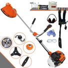 Roçadeira Cortador de Grama Terra GR520XP À Gasolina 2T 52cc 2,5HP 6500rpm Multifunções Completa Com Carretel Nylon e Lâmina 40 Dentes de Vídea + EXTRA Lâmina 2 Pontas, Lâmina 3 Pontas e Trimmer + EPI
