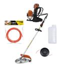 Roçadeira Costal Gasolina 42,7cc RC430XS Tekna + kit nylon