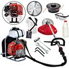 Roçadeira Costal Kawashima KW420C Plus 42cc 2T Com Lâmina de Vídia Ideal Para Terrenos Irregulares
