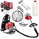 Roçadeira Costal Nakashi C270N 25,4cc Motor 2T NK270 á Gasolina de Uso Intensivo Com Lâmina de Vídia Roçadeira Costal Nakashi C270N 25,4cc Motor 2T NK270 á Gasolina de Uso Intensivo Com Lâmina de Vídia