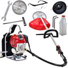 Roçadeira Costal Plus Kawashima KW330C4 34cc Motor 4T Para Fazendas e Grandes Propriedades Rurais