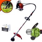 Roçadeira Costal Robusta Terra GRC430 À Gasolina 43cc 2T 1,7HP de Potência Com Carretel de Nylon + Lâmina 40 Dentes de Vídea + Lâmina 2 Pontas