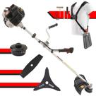 Roçadeira Kawashima KW43LE À Gasolina 2T 43cc 1,7HP de Potência 10.000rpm Podador de Grama Multifunções Completo Para Todos os Tipos de Trabalho Com Lâmina Facão + Lâmina 3 Pontas + Carretel de Nylon Roçadeira Kawashima KW43LE À Gasolina 2T 43cc 1,7HP de Potência 10.000rpm Podador de Grama Multifunções Completo Para Todos os Tipos de Trabalho Com Lâmina Facão + Lâmina 3 Pontas + Carretel de Nylon
