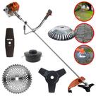 Roçadeira Lateral Á Gasolina Tekna RL520AC 52cc 2HP 9000RPM Alta Potência e Alta Rotação Multifuncional Completa Com 5 Opções de Corte