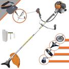 Roçadeira Lateral Multifuncional Tekna RL430P À Gasolina Motor 2 Tempos 1,7HP 43cc 10.000rpm Kit Extra de Faca 2 Pontas e Faca 40 Dentes de Vídea