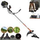 Roçadeira Lateral Profissional Multifuncional Terra GRH430 À Gasolina Motor 2T 43cc 1,7HP 6.500rpm Completa Com 4 Opções de Cortes Cabeçote de Nylon, Faca 2 Pontas, Faca 3 Pontas e Faca 80 Dentes