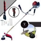 Roçadeira Lateral Robusta Kawashima BCJ521L À Gasolina Motor 2 Tempos 52cc 2,5HP de Potência 10.000rpm Completo Para Todos os Tipos de Trabalho Com Carretel Nylon + Lâmina 2 Pontas + Lâmina 80 Dentes