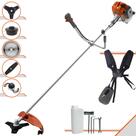 Roçadeira Lateral Tekna RL520ACG2 À Gasolina 52cc 2HP Alta Rotação Para Todos os Tipos de Trabalho Com Carretel Nylon + Kit de 4 Lâminas de Cortes