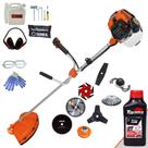Roçadeira Lateral Terra GR520-XP 52cc 2,5HP Ideal Para Todos os Tipos de Trabalhos Com Facas 2 Pontas, 3 Pontas, 6 Pontas, 40 Dentes Vídea, 80 Dentes, Trimmer, Escova e Carretel + ÓLEO TOYAMA + EPI Roçadeira Lateral Terra GR520-XP 52cc 2,5HP Ideal Para Todos os Tipos de Trabalhos Com Facas 2 Pontas, 3 Pontas, 6 Pontas, 40 Dentes Vídea, 80 Dentes, Trimmer, Escova e Carretel + ÓLEO TOYAMA + EPI