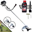 Roçadeira Lateral Toyama TBC43H À Gasolina 43cc Motor 2 Tempos 1,7HP de Potência 12.000rpm Com Carretel Nylon + Lâmina 3 Pontas + ÓLEO TOYAMA FG50
