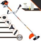 Roçadeira Lateral Vulcan VR430S À Gasolina Motor 2 Tempos 43cc 1,7HP Alta Rotação Multifuncional 5 Em 1 Com Carretel de Nylon e Lâmina 2 Pontas + Kit Faca 3 Pontas, Faca 40 Dentes de Vídea e Trimmer