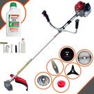 Roçadeira Máquina de Cortar Grama À Gasolina BCJ620-L Kawashima 62cc 3HP de Potência Alta Rotação e Performance Multifuncional Completo Com 6 Opções de Cortes + ÓLEO STIHL 8017 2 TEMPOS