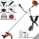 Roçadeira Multifuncional À Gasolina Tekna RL520ACNTK 2T 52cc 2HP 9.000rpm Alta Performance Completa Com Carretel de Nylon e Kit 5 Lâminas de Corte