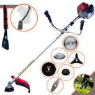 Roçadeira Multifuncional Kawashima BCJ431L À Gasolina 43cc 1,7HP Multifuncional Com Carretel de Nylon + Lâmina Facão + Lâmina 3 Pontas + Lâmina Disco 40 Dentes + Lâmina Disco 80 Dentes + Escova de Aço