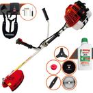 Roçadeira Multifuncional Kawashima KW43-L À Gasolina 43cc 1,7HP 10.000rpm Completa Com Carretel Nylon e Faca 3 Pontas + EXTRA Faca 2 Pontas, Faca 40 Dentes de Vídea, Faca 80 Dentes + ÓLEO STIHL 2T