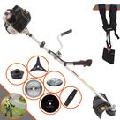 Roçadeira Multifuncional Kawashima KW52LE À Gasolina 52cc 2,5HP Multifuncional Com Carretel de Nylon + Lâmina Facão + Lâmina 3 Pontas + Lâmina Disco 40 Dentes + Lâmina Disco 80 Dentes + Escova de Aço