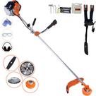 Roçadeira Multifuncional Terra GR520XP À Gasolina Motor 2T 52cc 2,5HP de Potência 6.500rpm 4 Em 1 Com Carretel Nylon, Lâmina Facão + Lâmina 40 Dentes de Vídea e Escova de Aço Rotativa 38 Cerdas + EPI