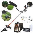 Roçadeira Multifuncional Terra GRH-430 À Gasolina 43cc 2T 1,7HP de Potência 6.500rpm Aparador de Grama Alta Performance e Potência Completa Com Cabeçote de Nylon + Lâmina 2 Pontas + Lâmina 3 Pontas