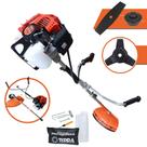 Roçadeira Multifuncional Terra GRHB430 BiPartida À Gasolina 2 Tempos 43cc 1,7HP de Potência 12.000rpm Completo Para Todos os Tipos de Trabalho Com Carretel de Nylon + Lâmina 2 Pontas + Lâmina 3 Pontas