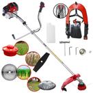 Roçadeira Multifuncional Toyama RT43L À Gasolina 2T 43cc 10.000rpm 1,7HP de Potência Com Carretel + Faca 3 Pontas + Faca 40 Dentes + Escova de Aço