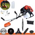 Roçadeira Multifunções Terra GRHB430 Bipartida À Gasolina 2T 43cc 1,7HP de Potência 12.000rpm Com 5 Opções de Cortes Carretel Nylon, Faca 2 Pontas, Faca 3 Pontas, Faca 40 Dentes Vídea e Faca 80 Dentes