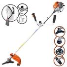 Roçadeira Multifunções Vulcan VR430P À Gasolina 2T 43cc 1,7HP de Potência Alta Rotação e Performance Completa Com Guidão Anti-Vibração Carretel de Nylon e Lâmina 3 Pontas + Lâmina 2 Pontas + Escova