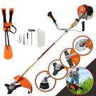 Roçadeira Multifunções Vulcan VR620H À Gasolina 2 Tempos 62cc 3HP de Potência Alta Rotação e Performance Completa Com Carretel de Nylon e Lâmina 3 Pontas + Lâmina Facão + Disco 40 Dentes de Vídea
