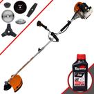 Roçadeira Podador de Grama Terra GRHB-430 Bipartida À Gasolina 43cc 1,7HP 6 Em 1 Com Carretel e Lâmina Facão + EXTRA Faca 3 Pontas, Faca 40 Dentes, Faca 80 Dentes, Escova 38 Cerdas + ÓLEO TOYAMA 2T Roçadeira Podador de Grama Terra GRHB-430 Bipartida À Gasolina 43cc 1,7HP 6 Em 1 Com Carretel e Lâmina Facão + EXTRA Faca 3 Pontas, Faca 40 Dentes, Faca 80 Dentes, Escova 38 Cerdas + ÓLEO TOYAMA 2T
