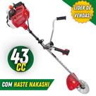 Roçadeira Premium Kawashima KW4300L Motor M4300 43cc Potente, Forte e Econômica Com Lâmina de Vídia