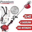 Roçadeira Premium Lateral Kawashima KW2600T Com motor M-2600 25,4cc á Gasolina Forte e Econômica