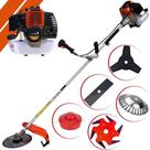 Roçadeira Profissional 5x1 Importway 63cc c/ 3 Facas + Escova + Serra 40 Dentes p/ Cortar Galhos e Pequenos Troncos