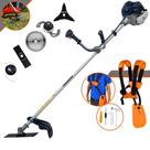 Roçadeira Profissional À Gasolina Anmax CG430B 43cc 1,7HP 12.000rpm Para Todos os Tipos de Trabalhos Com Carretel de Nylon + Lâmina 2 Pontas + Lâmina 3 Pontas + Lâmina 40 Dentes de Vídea + Trimmer Roçadeira Profissional À Gasolina Anmax CG430B 43cc 1,7HP 12.000rpm Para Todos os Tipos de Trabalhos Com Carretel de Nylon + Lâmina 2 Pontas + Lâmina 3 Pontas + Lâmina 40 Dentes de Vídea + Trimmer